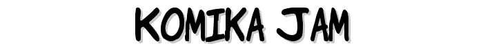 Komika Jam font